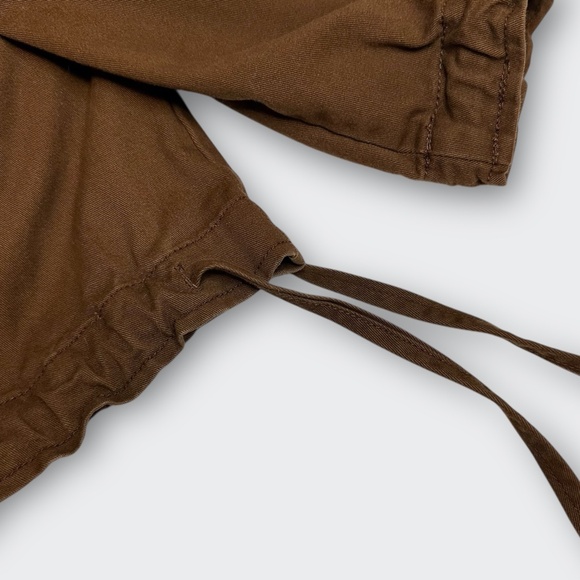 FOREVER 21 Brown Cargo Jogger Pants M | Y2K Athleisure Utility Streetwear Urban - Picture 8 of 11